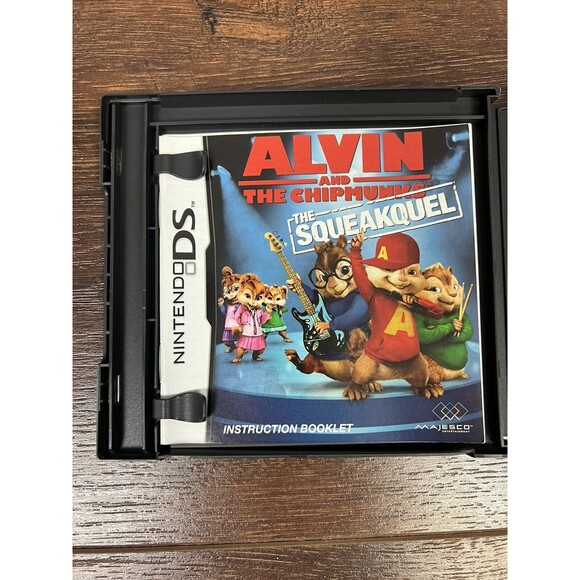 Alvin and the Chipmunks: The Squeakquel (Nintendo DS, 2009) with Manual! - Picture 5 of 5